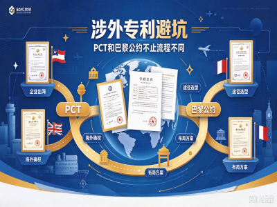 涉外专利避坑：PCT 和巴黎公约不止流程不同，企业出海必懂选型逻辑 | product image